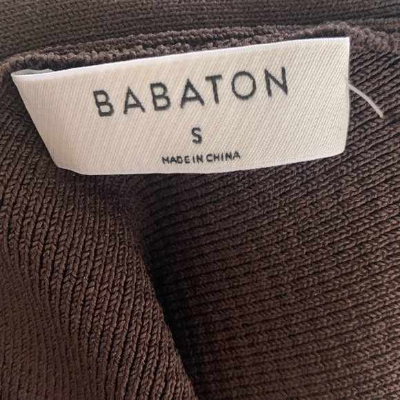 Sculpt Knit Criss Cross Cropped Tank, Coffee Bean, Size S - Picture 3 of 3